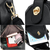 Women Backpacks Soft Leather Travel Shoulder Bags High Quality