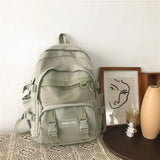 Nylon Waterproof Backpack for Teen Girls School Bag Travel Mochila Big