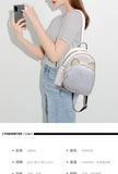 Women Backpacks PU Leather Schoolbag Teenager Girls Female Sequins