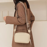 Solid Pu Messenger Bag Women's Single Shoulder Small Square Bag