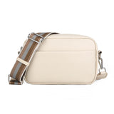 Solid Pu Messenger Bag Women's Single Shoulder Small Square Bag