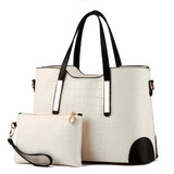 Vintage Crocodile Pattern Shoulder Handbag Purse Wallet Leather Handbags
