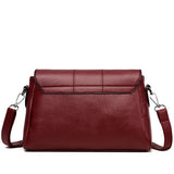Leather Shoulder Bag Crossbody Bags Flap Messenger Phone Clutch