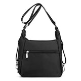 Women Nylon Shoulder Bag Multi-pockets Crossbody Messenger Bag