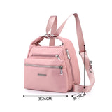 Women Nylon Shoulder Bag Multi-pockets Crossbody Messenger Bag