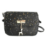 Women Bag PU Leather Bling Messenger Shoulder Crossbody Bag Envelope Handbag