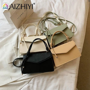 Women Bag PU Leather Shoulder Messenger Ladies Casual Small Flap Purse