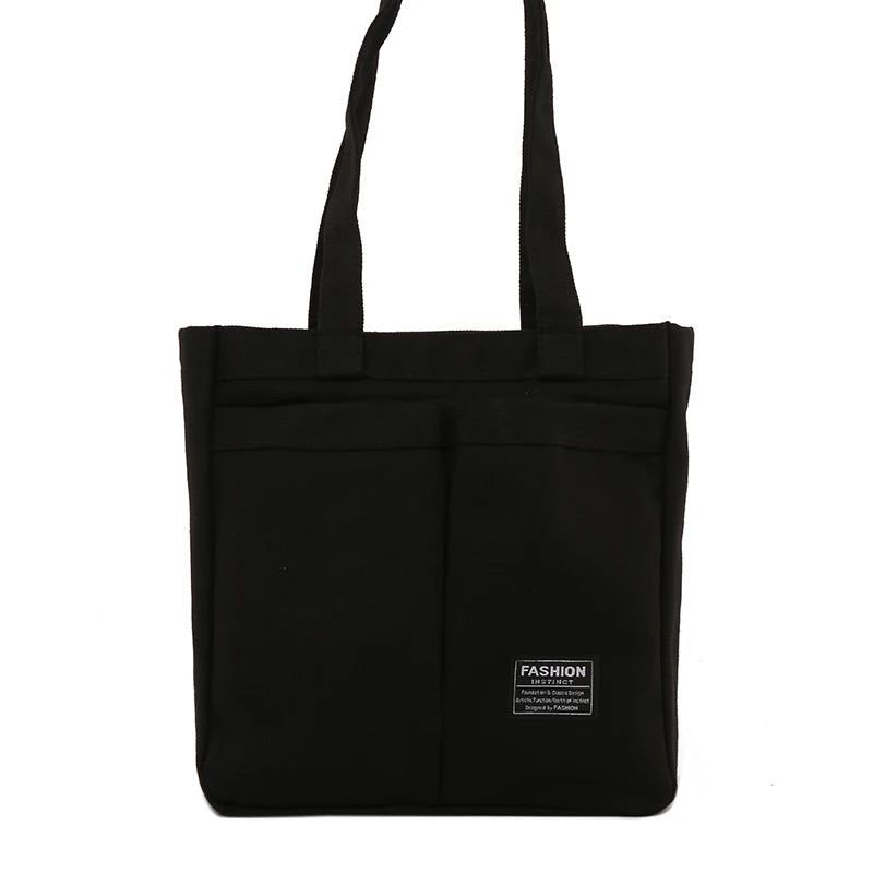 Canvas Shoulder Bags Large Capacity Tote Shopping Bag