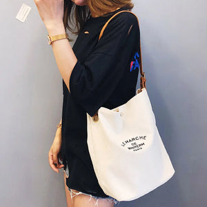 Canvas Crossbody Bag Casual Shoulder Handbag for Women