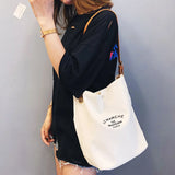 Canvas Crossbody Bag Casual Shoulder Handbag for Women