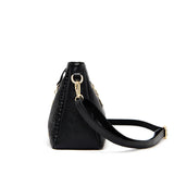 Tassel Leather Shoulder Bag for Women - Crossbody Messenger Tote Handbags