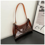 Transparent Shoulder Bag PVC Small Underarm Bags Clutch Women Hobos
