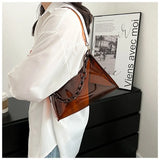 Transparent Shoulder Bag PVC Small Underarm Bags Clutch Women Hobos