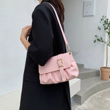 Women Belt Decorative Fold Bags Silk Scarf Shoulder Messenger Bag