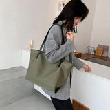 Women Top-Handle Bag Nylon Handbags Casual Travel Tote