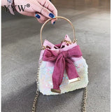 Sequin Crossbody Bag for Evening Party Wedding