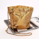 Sequin Crossbody Bag Evening Party Sliver Purse Girl Handbags Female Clutches