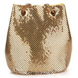 Sequin Crossbody Bucket Shoulder Bag Evening Party Purse