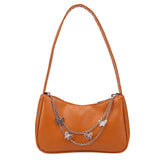 Women Butterfly Chain Shoulder Underarm Bags Casual Ladies Pure Small Purses