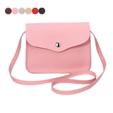 Women's Candy Shoulder Bag PU Leather Purse Adjustable Strap Summer Lady's Bag