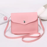 Women's Candy Shoulder Bag PU Leather Purse Adjustable Strap Summer Lady's Bag
