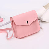 Women's Candy Shoulder Bag PU Leather Purse Adjustable Strap Summer Lady's Bag