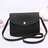 Women's Candy Shoulder Bag PU Leather Purse Adjustable Strap Summer Lady's Bag