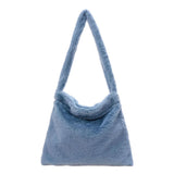 Plush Cherry Pattern Small Shoulder Bag