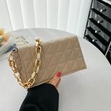 Metal Chain Shoulder Messenger Bag Retro Clutch Handbag