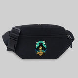 Outdoor Sports Waist Bag Japan Series Pattern Men Shoulder Crossbody Bag