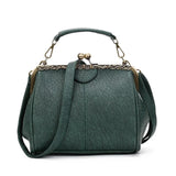 Women PU Leather Tote Handbag Vintage Crossbody Purse Messenger Bag