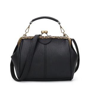 Women PU Leather Tote Handbag Vintage Crossbody Purse Messenger Bag