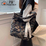 Soft Cotton Tote Bag with Zipper and Ribbon Handle