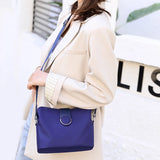 Patchwork Messenger Bag Soft Shoulder Small Flap Bag