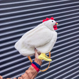 Chicken Pattern Crossbody Bag Women Shoulder Bag Casual Accessory