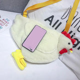 Chicken Pattern Crossbody Bag Women Shoulder Bag Casual Accessory