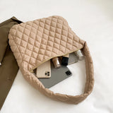 Women Crossbody Bag Cotton Padded Quilted Down Bags Tote