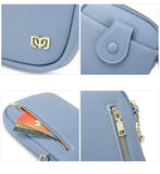 Women Crossbody Bag PU Leather Mobile Phone Bags Small Female Messenger Bag
