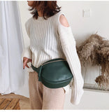 Women Crossbody Bag PU Leather Waist Bags Female Shoulder Handbag