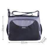 Women Crossbody Bag Shoulder Bag Casual Nylon Messenger Bag Multilayer