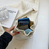 Women Crossbody Bag Small Chain Messenger Bags Canvas Purse Bag