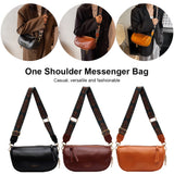 Women Crossbody Bags PU Leather Shoulder Messenger Adjustable Strap