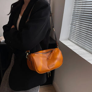Women Crossbody Bags PU Leather Shoulder Messenger Adjustable Strap