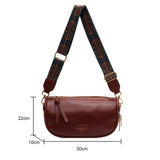 Women Crossbody Bags PU Leather Shoulder Messenger Adjustable Strap