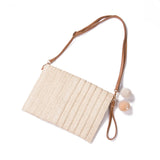 Straw Crossbody Envelope Bag Beach Shoulder Handbag