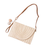 Straw Crossbody Envelope Bag Beach Shoulder Handbag