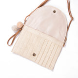 Straw Crossbody Envelope Bag Beach Shoulder Handbag