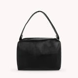 Women Crossbody Shoulder Bag PU Leather Solid Ladies Pleated Multifunctional Bag