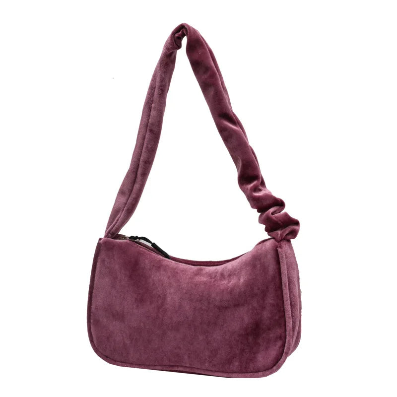 Vintage Velvet Women's Crossbody Bag Evening Party Purse