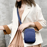 Women Crossbody Shoulder Bag Zipper Handbag Wrist Purse